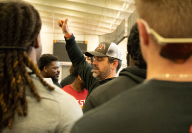 PSU football gets off field, into community