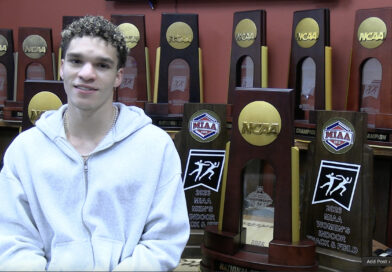 Pitt State track athlete Caden Williams finds his stride